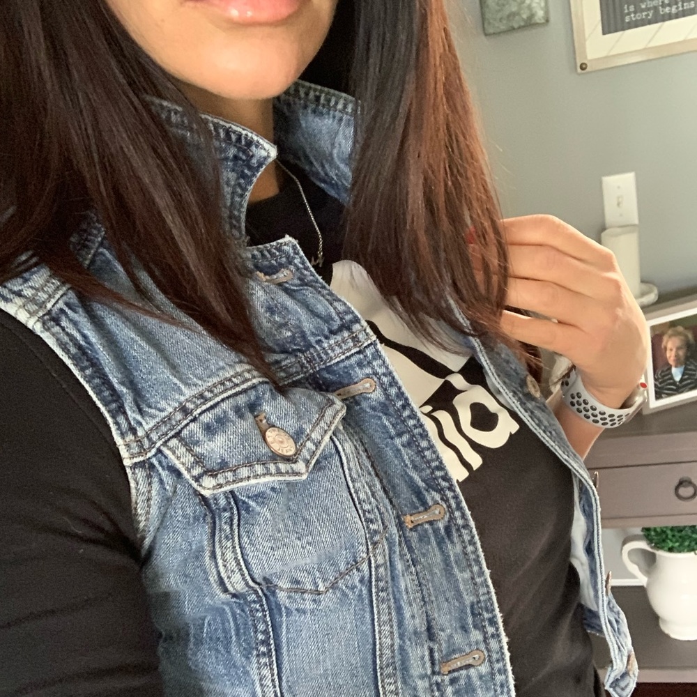 Jean jacket vest